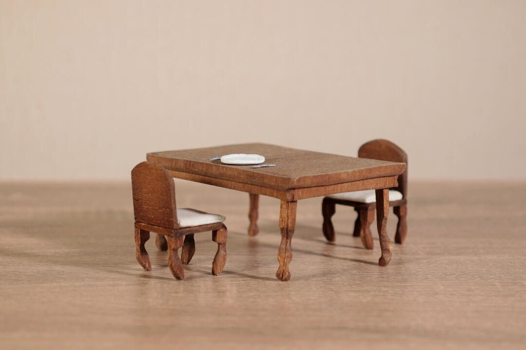 Miniature Dining Table and Chairs