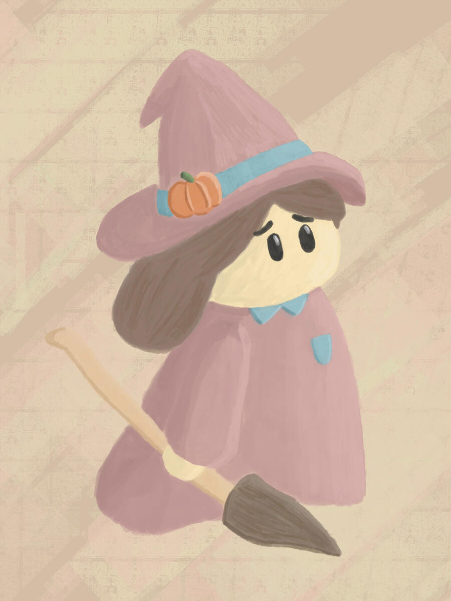 Anxious Little Witch